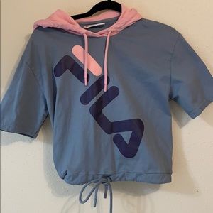 Fila Set Leggings and T shirt Hoodie